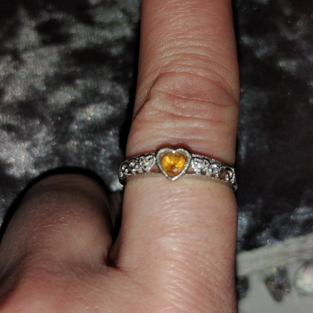 10k Gold Citrine Ring
